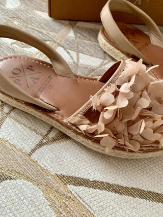Sandalias Popa Beige y Rosa
