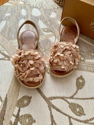 Sandalias Popa Beige y Rosa