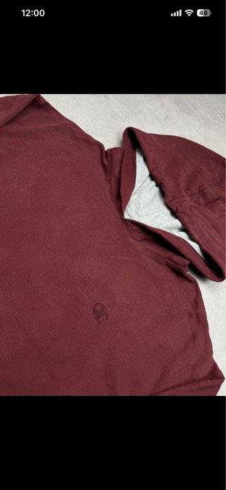 Sudadera Champion Hoodie burdeos Talla L