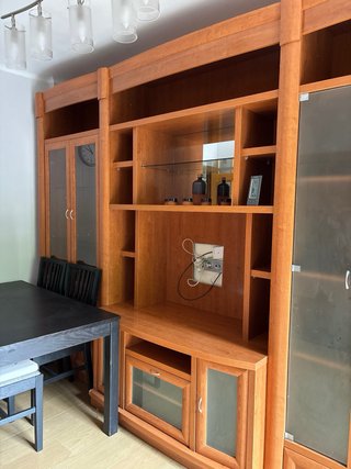 Mueble de salón con vitrina(acepto ofertas)