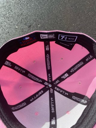 Gorra New Era Rosa Talla 7 3/8