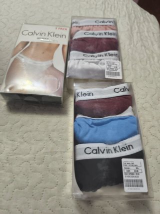 Calvin Klein Tanga Mujer Pack 3 Talla XL L M