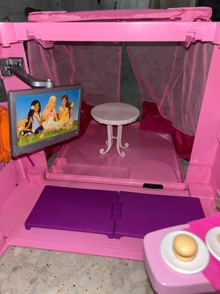 Caravana Barbie Rosa