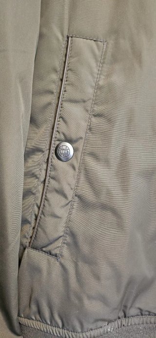 Chaqueta Bomber Verde Massimo Dutti