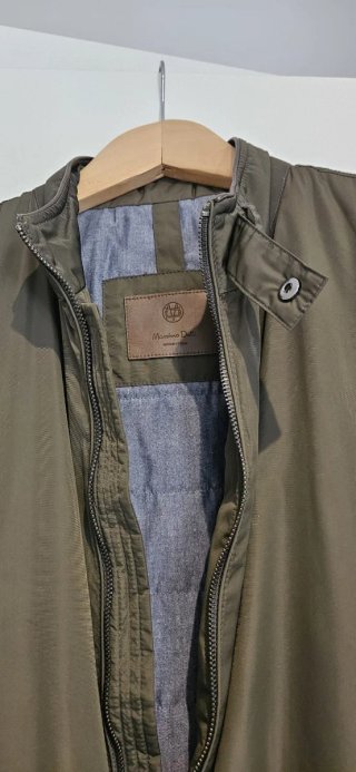 Chaqueta Bomber Verde Massimo Dutti