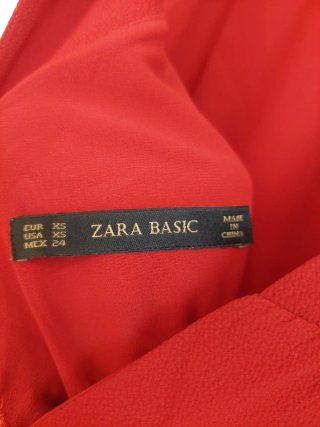 Mono Zara Rojo Talla XS