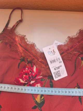 Blusa floral M&S talla S