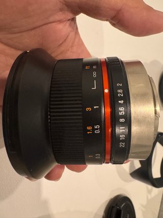 Rokinon 12mm f2 para Fuji