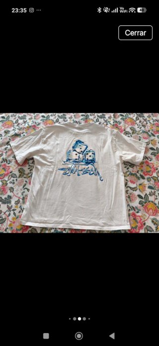 Camiseta Stussy Blanca Hombre