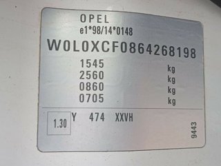 Motor limpia delantero opel corsa c blue 472660