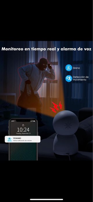 Cámara Vigilancia YESYAMO Y440 4MP 2.5K