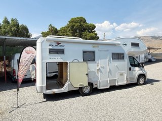 Autocaravana 6 plazas con garaje xxl y bola remolq