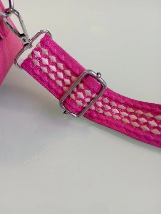 Bolso bandolera fucsia