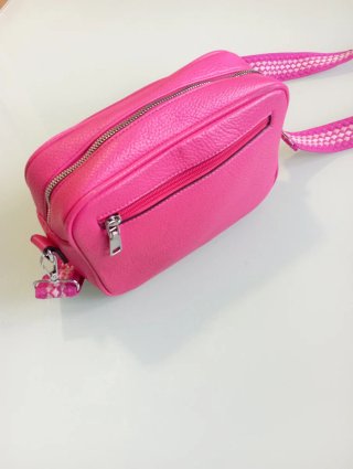 Bolso bandolera fucsia