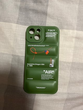 Custodia iPhone 13 Off-White Verde