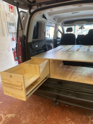 Mueble Camper Madera Contrachapada