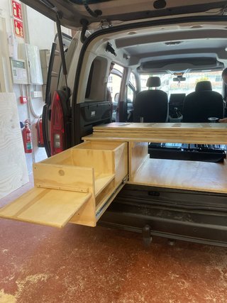 Mueble Camper Madera Contrachapada