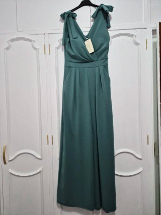 Mono azul con lazos en hombros Talla M