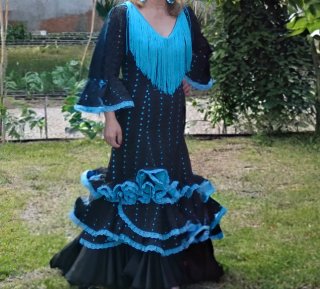 Traje de flamenca hecho a mano