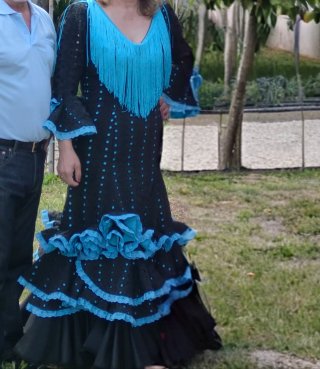 Traje de flamenca hecho a mano