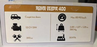 Acma Vespa 400 1/43