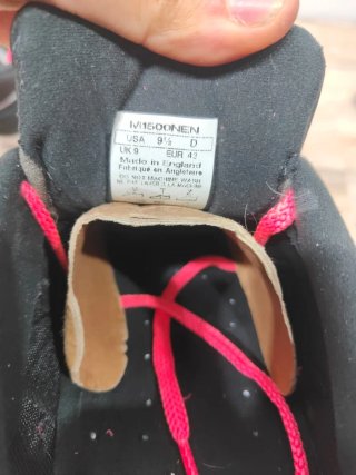 New Balance 1500 made in England 43 Negro/Rosa