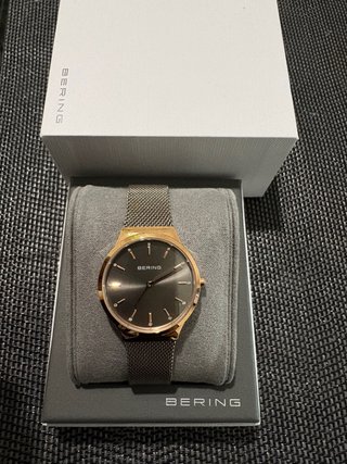 Reloj Bering Mujer Oro y Gris