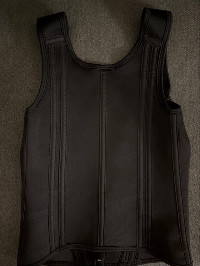 Faja Corsé Negro Cremallera Ajustable