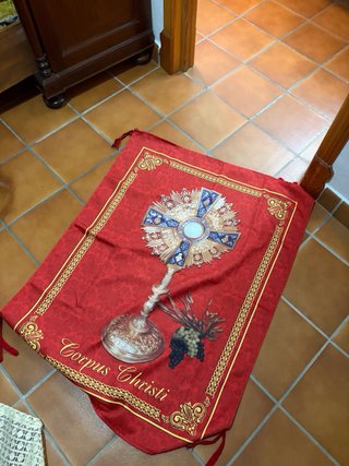 Tela con estampado floral