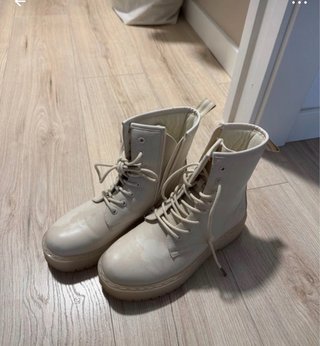 Botas militares beige