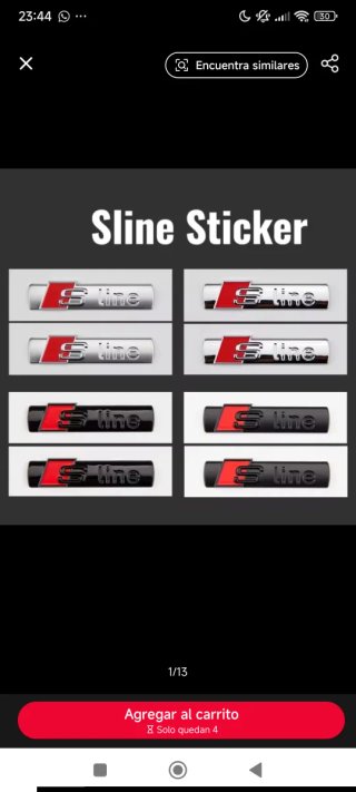 Emblema Audi Sline