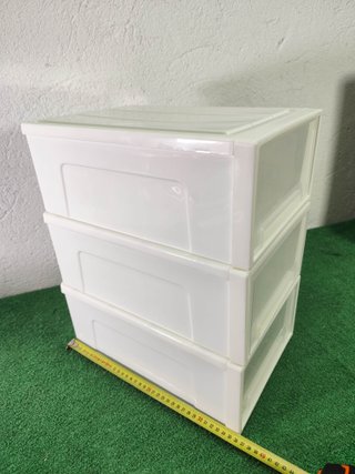 3 Cajones Almacenamiento Plástico Cetomo