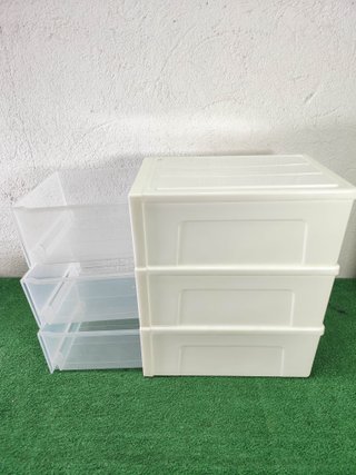3 Cajones Almacenamiento Plástico Cetomo