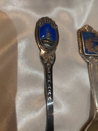 Lotto di 3 cucchiaini in argento scandinavo Sterling 925/830