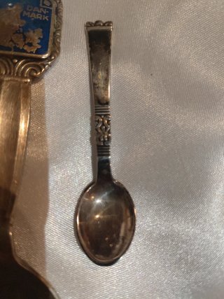 Lotto di 3 cucchiaini in argento scandinavo Sterling 925/830