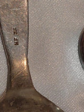Lotto di 3 cucchiaini in argento scandinavo Sterling 925/830