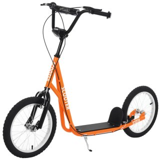 Patinete Scooter Naranja Niños 5+ Años doble freno