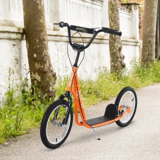 Patinete Scooter Naranja Niños 5+ Años doble freno