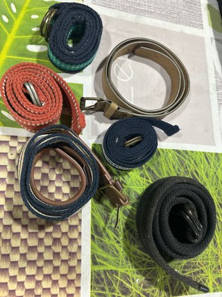 Lote 5 cinturones niño