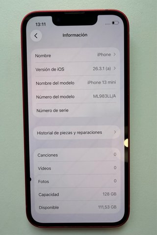 iPhone 13 mini 128GB Libre