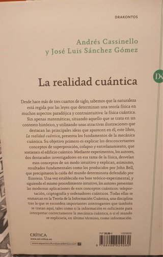 La realidad cuántica. Drakontos