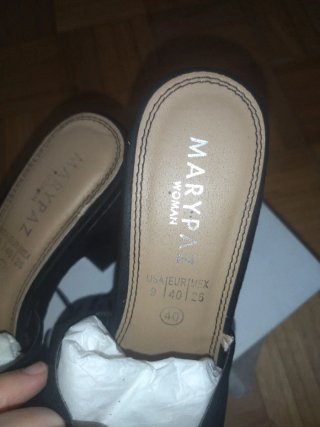 Zapatos Marypaz plataforma negros talla 40