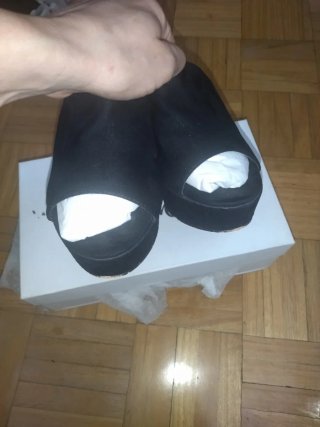 Zapatos Marypaz plataforma negros talla 40