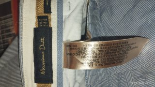 Bermudas Massimo Dutti rayas T.46