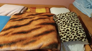 Set di biancheria da letto e coperte in pile