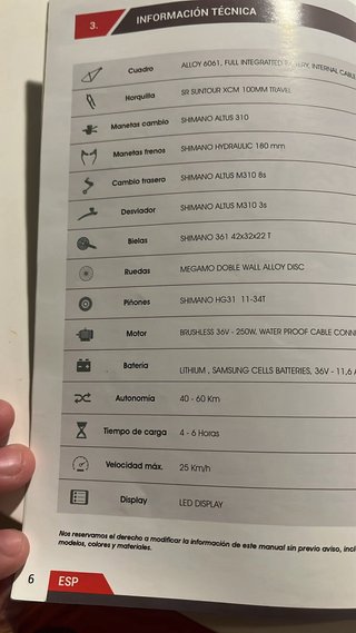 Bicicleta Megamo Eléctrica Grigia