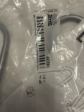 Perchero IKEA de pared Logga Metal  NUEVO