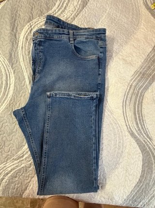 Pantalones vaqueros, talla grande, elásticos