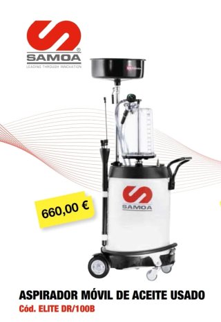 Aspirador Móvil Aceite Usado Samoa ELITE DR/100B