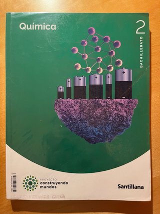 Libro de Química de 2do de Bachillerato